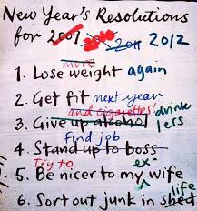 broken new years resolutions