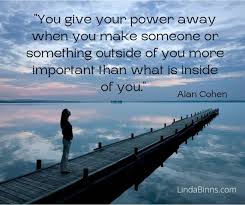 giving your power aways